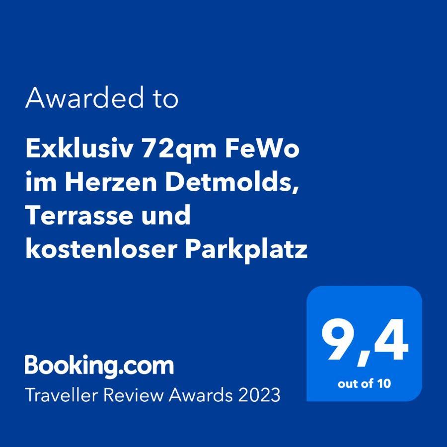 Exklusiv 72Qm Fewo Im Herzen Detmolds, Terrasse Und Kostenloser Parkplatz 외부 사진